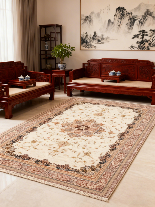 Cream Vintage Carpet