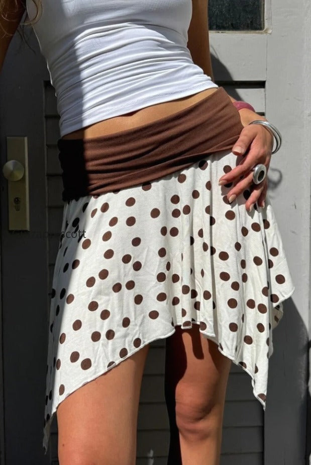 polka-dot-color-block-sexy-slim-asymmetrical-mini-skirt