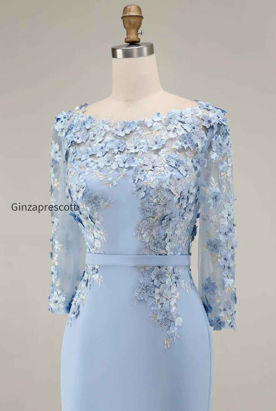 dusty-rose-bodycon-floral-midi-mother-of-the-bride-dress-with-sleeves