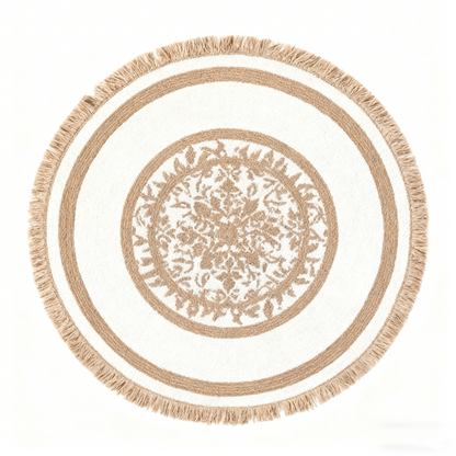 Two Tone Circular Rug