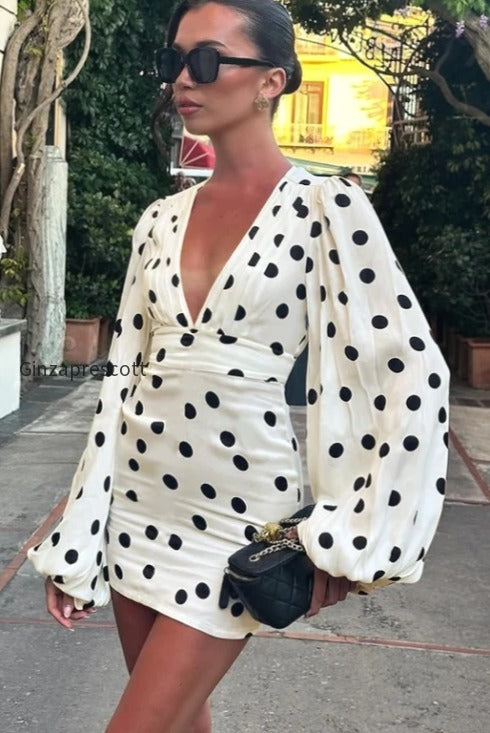 vintage-polka-dot-bodycon-mini-dress