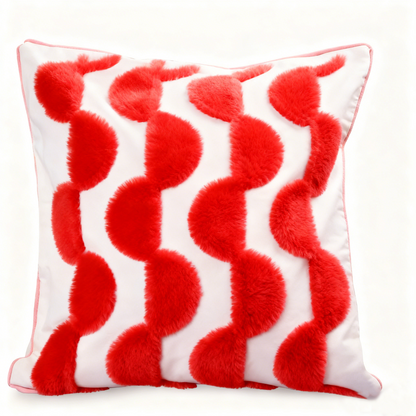 Minimalist Circular Textured Patterned Cushion