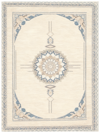 Vintage Oriental Medallion Area Rug