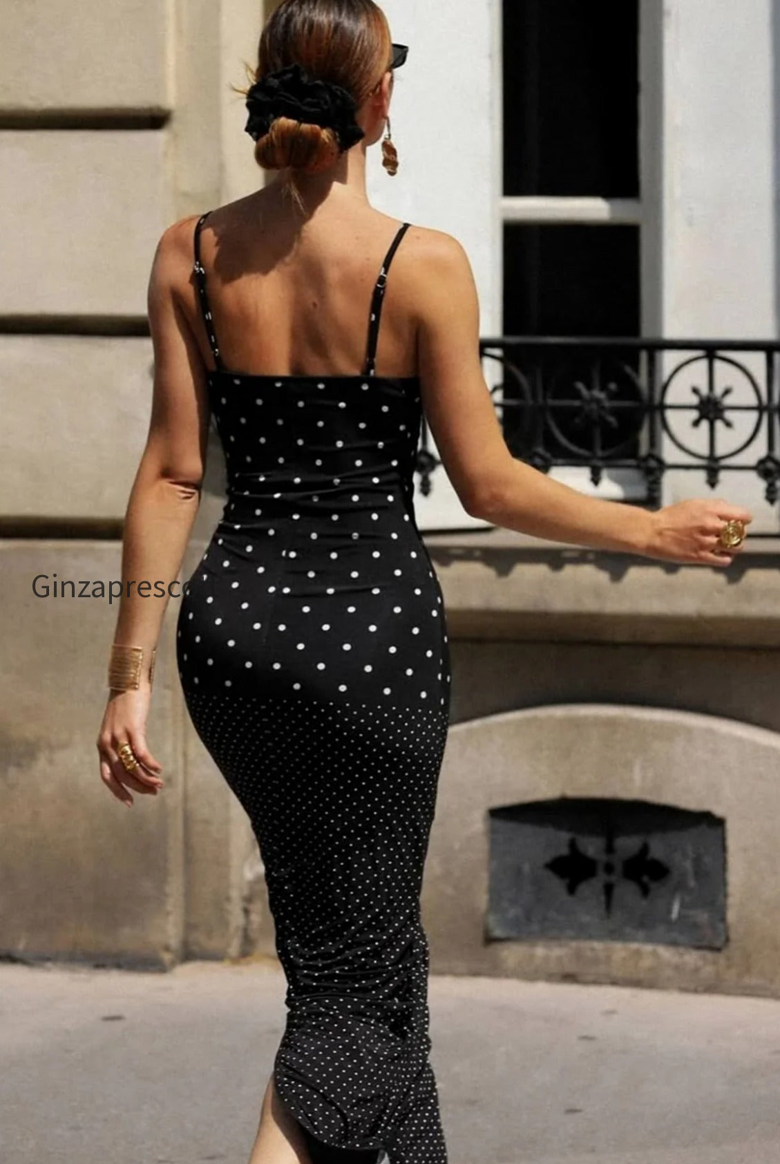polka-dot-cami-bodycon-slim-maxi-dress