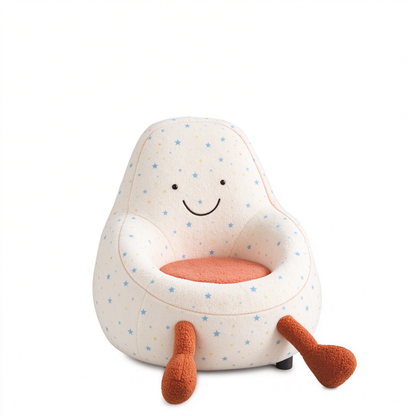 Smiley Pear Shaped Kids Sofa Chair