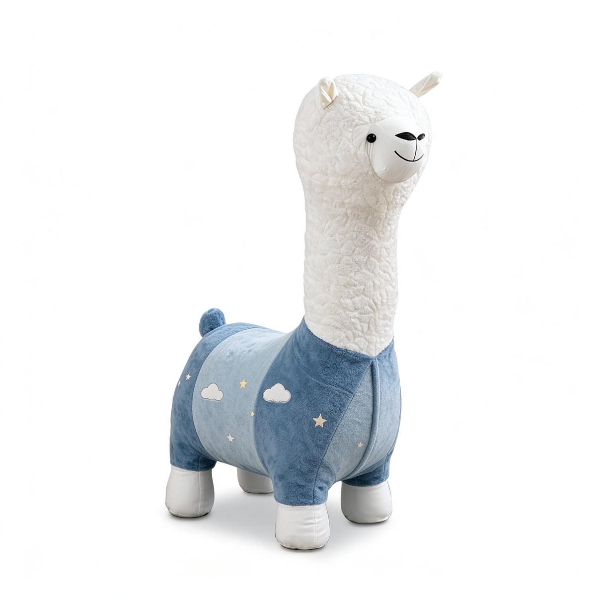 Blue Cloud Star Alpaca Kids Chair