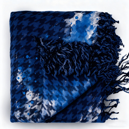 Timeless Houndstooth Throw Blanket