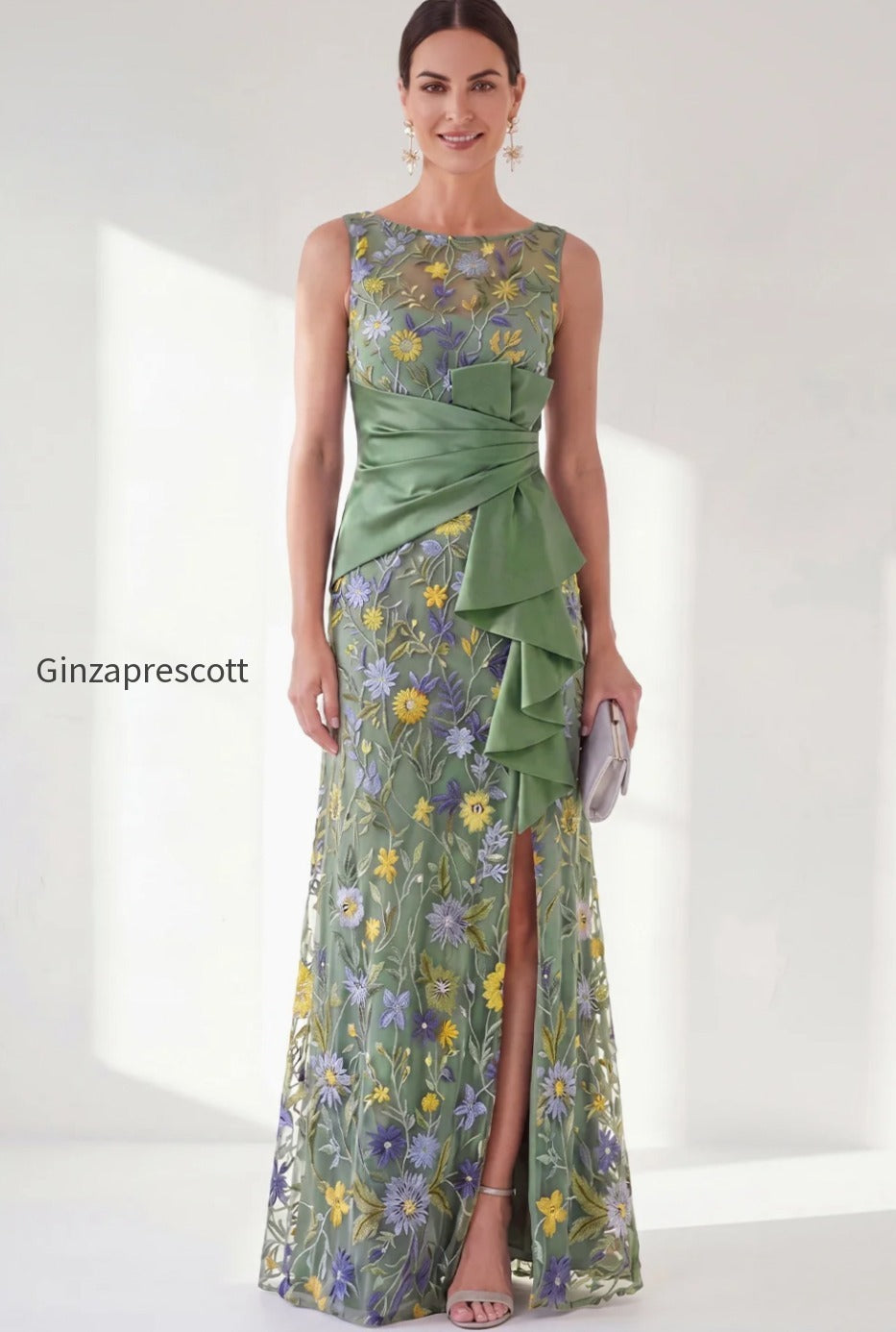 navy-ruched-mermaid-floral-long-mother-of-the-bride-dress-with-slit