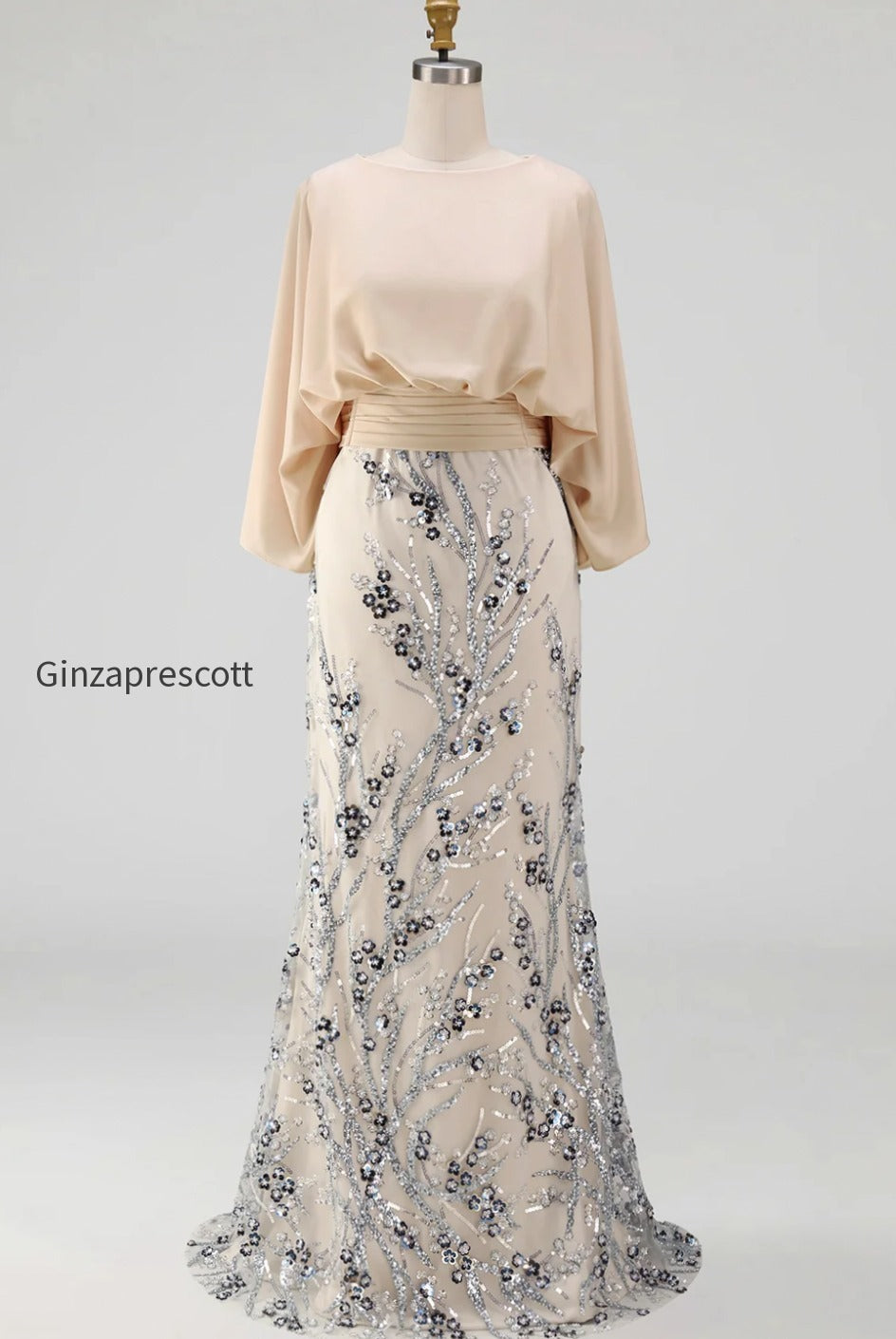 floral-mermaid-sparkly-champagne-beaded-long-mother-of-the-bride-dress-with-pockets