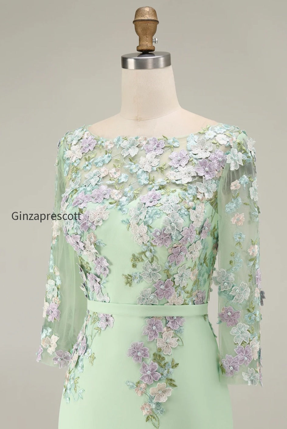 dusty-rose-bodycon-floral-midi-mother-of-the-bride-dress-with-sleeves